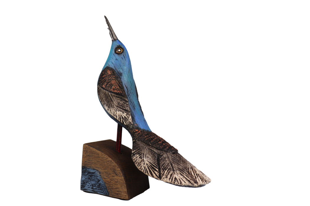 ルカス【1点もの】幸せを呼ぶ小鳥シリーズ　Happy Wooden Birds