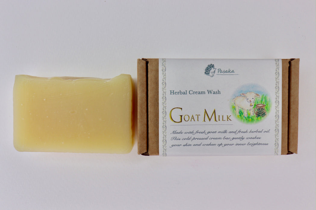 パサカ ハーバル クリーム ウォッシュ ゴートミルク / Pasaka Heabal Cream Wash Goat Milk（重量 約100g )